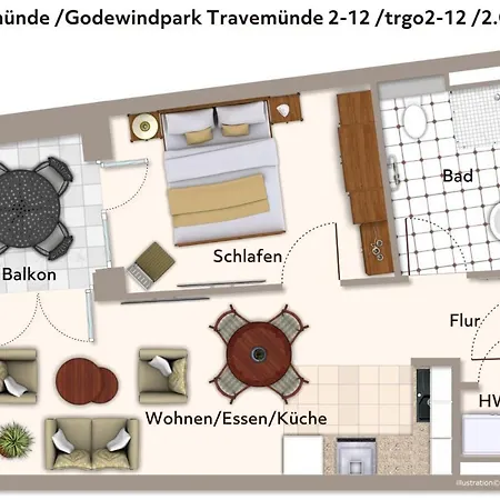 Lejlighed Godewindpark Travemuende Godewindpark Travemuende 2-12 Lübeck